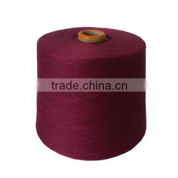 Dope dyed 100% knitting polyester spun yarn