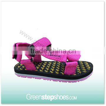 Fashion Style Sandal Picture For Kids Fabric Child Sandal 2015