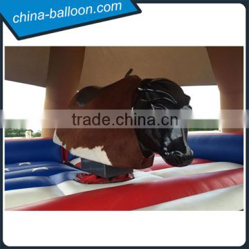 Crazy inflatable mechanical bull game inflatable rodeo bull 2016 new design