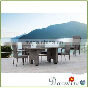 Modern european style dining room 6 chairs set