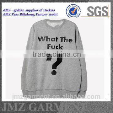 JMZ Foshan factory men's sweater for campus boy fashion sweater