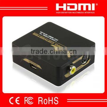 New Product CVBS to VGA Converter With Scaler 1080P Support PAL NTSC TV Syetem