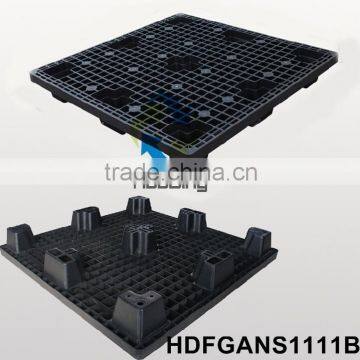 HDPE large heavy duty blow molding plastic pallet 1100*1100*140