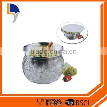 top quality hot sale for ice plastic transparent salad bowl