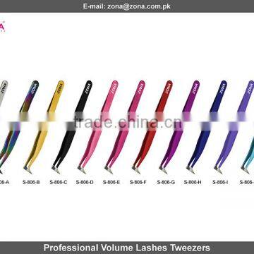 Volume Lash Tweezers For 2D,3D,4D,5D,6D,7D & 8D Lashes & Eyebrow Tweezers Sets From ZONA PAKISTAN photo-2