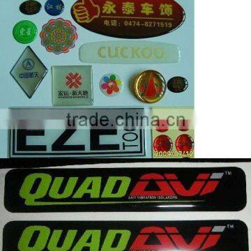 transparent pvc sticker