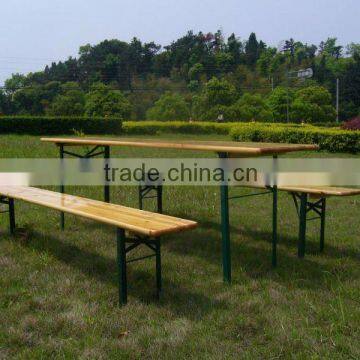 Wood Beer Table Set