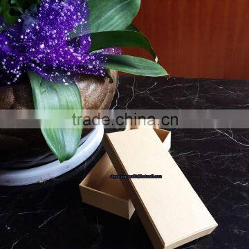 OEM Brown kraft paper box jewelry necklace package boxes color printing