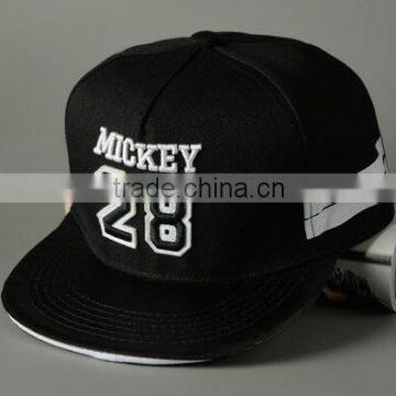 Top qualitty mickey 28 embroidery Baseball Hiphop flat snapback trucker visor hats sports man caps