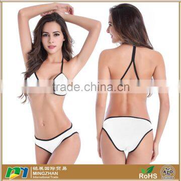 Halter Triangle Padded Bikinis Set Swimwear Swimsuit