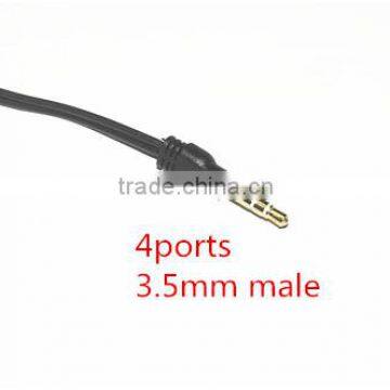 Top Grade Cabletolink Gold 3.5mm Headphone Splitter Jack Male to 2 Dual Female Cable photo-2