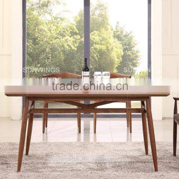 Cooperation With us be Safe and on Time Wooden Dining Table Set photo-3