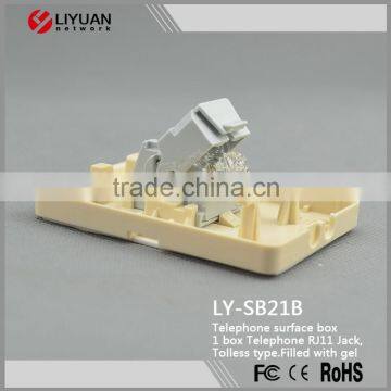 LY-SB21B Telephone surface mount box filled with gel