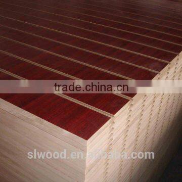 High Quality Slotted MDF Board/Melamine MDF for Slatwall