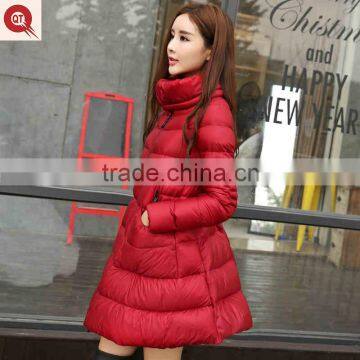 ladies down skirt stylish high quality down jacket women coat latest design 2016