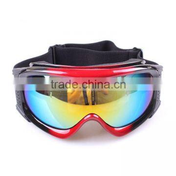 Anti-fog & anti-scratch custom designs big lens skiing glasses