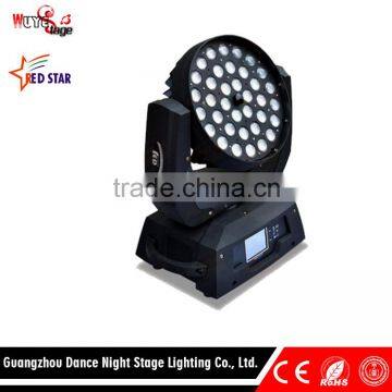 LCD Display 10W*36pcs LED 4in1 RGBW Moving Head Beam Light with DMX Professional Stage Light