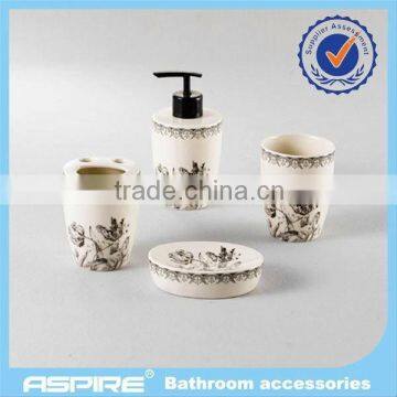 Plastic Bathroom Set,Ceramic bathroom set,7PCS bathroom products