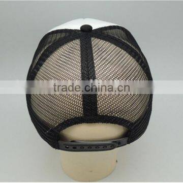 Cheap High Quality Black 6 Panel 100% Cotton Mesh Blank Trucker Hat photo-4