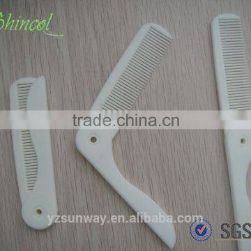 hotel amenities folding travel comb cheap and high quality