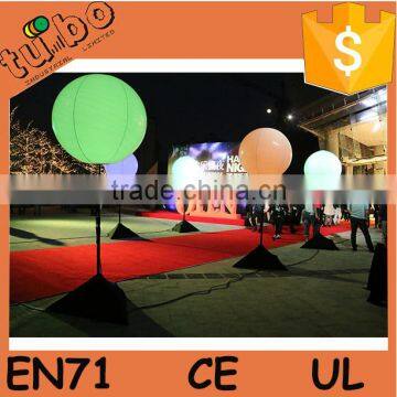 1m PVC LED inflatable light stand balloon for illumination