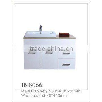 750X460X880mm single white bathroom vanity cabinet