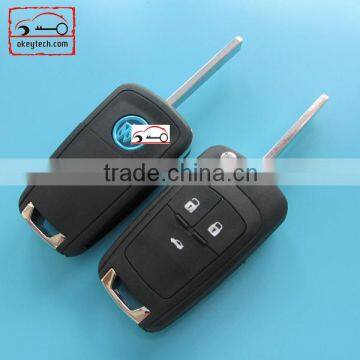 Hot Sale Buick Flip Remote Key Shell 3 Button Remote Flip Key Shell Key Covers for Buick Flip Key Blank Buick photo-3
