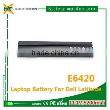 high quality laptop battery for dell e6420 e6520 t54fj 11.1v 60wh