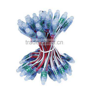 DC5V IP65 Waterproof 12mm IC1908 RGB led punch string