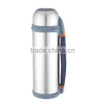 Double wall stainless steel portable vacuum flask