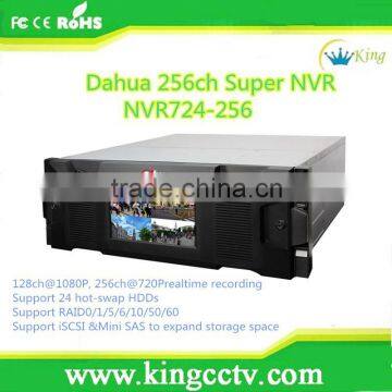 Most powerful max storage most cameras input Dahua super 256ch NVR