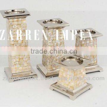 Candle Holder Mother of Pearl 3"