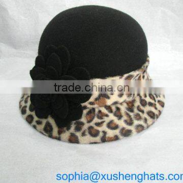 fashion wool felt women's dress hat