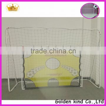 High quality 6 holes soccer goal with shooting target for kids