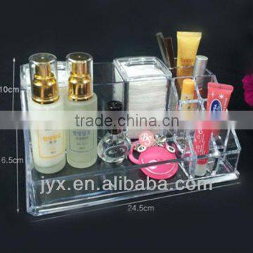 Acrylic makeup display organizer/makeup product display cosmetic acrylic display