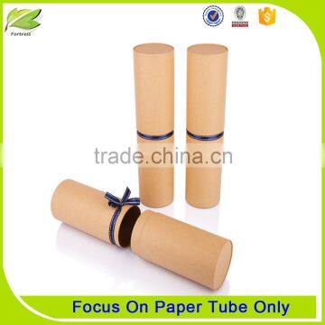 China supplier round tube wine gift box paper wine box