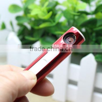 Good design Metal Electronic Rechargeable usb Lighter ,women flameless cigar lighter