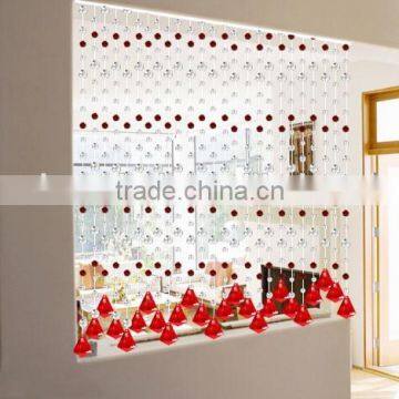 AAA high quality Crystal bead valance window curtain