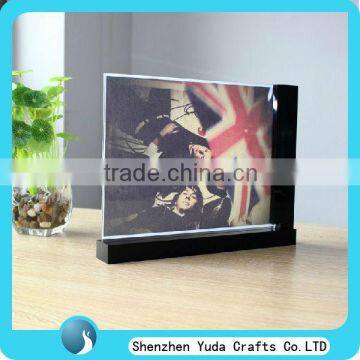 high quality unique double sided frame acrylic picture photo frame