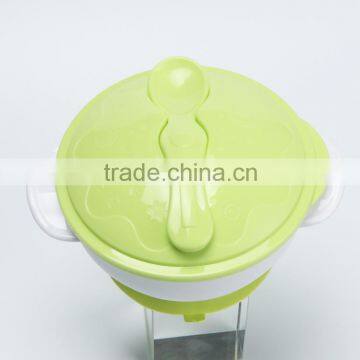 New Design Non-toxic Plastic Heat-resistance Baby Feeding Bowl Set photo-2