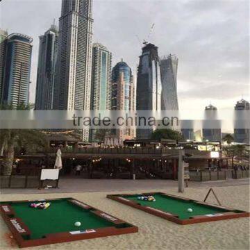 Modern and Luxury White Snookball Table Snooker Pool Table Billiard and Soccer Football photo-4