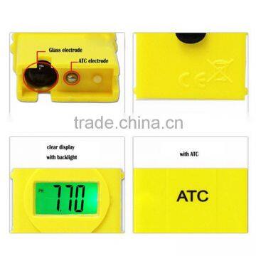 High Accuracy Pocket Size Handheld pH Meter Back Light With ATC photo-3