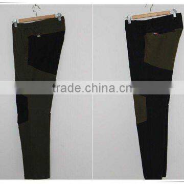 Men New Style High Quality Fashion Contrast Color Long Jogger Pants