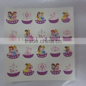 Non toxic wholesale hot-selling princess tattoo sticker