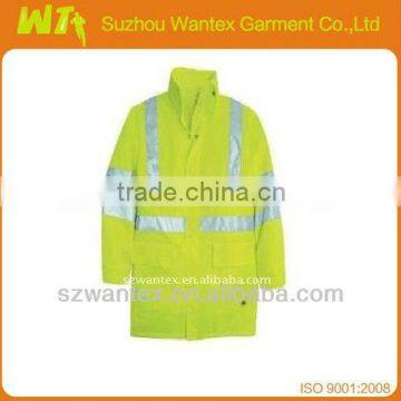EN471 High Visibility Rainproof Reflective Safety Work Jacket