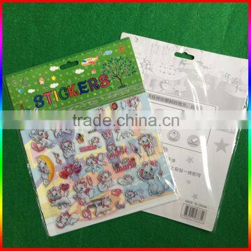Embossed PVC Cartoon Stickers/lovely Cats PVC Stickers photo-3