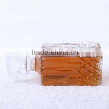Square Scotch Whisky Glass Bottles With Glass Cork photo-2