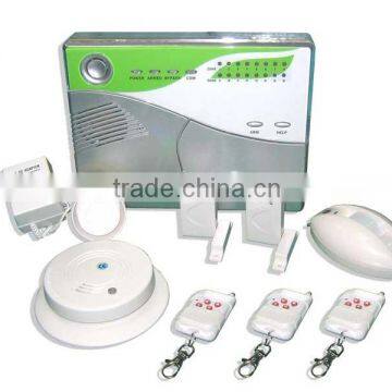 LED Alarm Sensor Control Panel with GSM Wireless Security Alarm Dialer, SMS Alert for Intruder Alarm