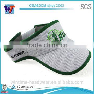 Stretch Sports Mesh Exterior sun visor cap with 3D Embroidery