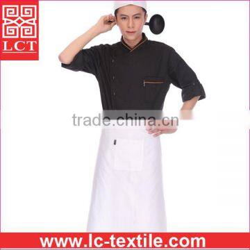 Supply Factory Direct Price 100% AZO Free Dyed Breathable Poly/cotton Chef Unifrom With Top Quality Finishing(LCTU0015) photo-3